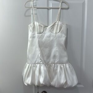 Elegant White Mini Dress